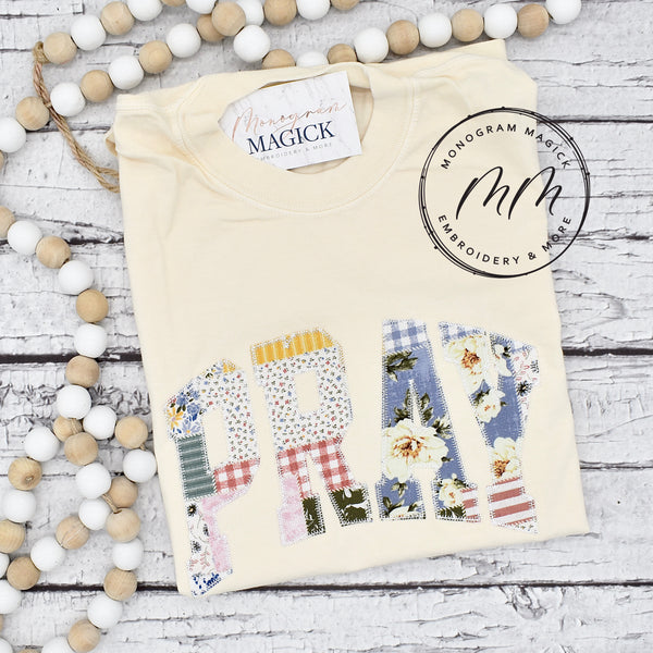 Pray Patchwork T-Shirt