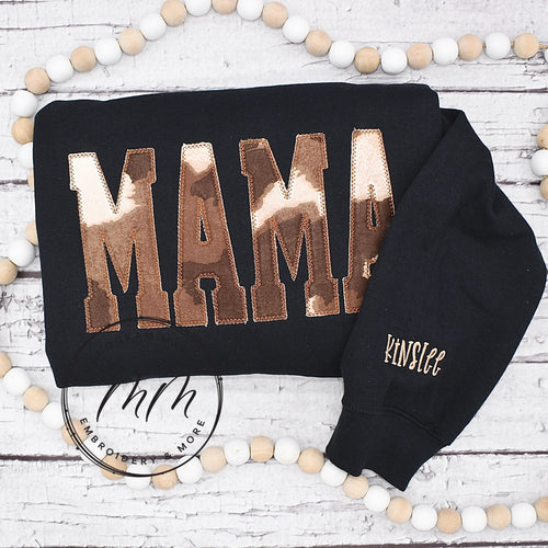 Mama Cow Print Sweatshirt - MULTIPLE COLOR OPTIONS