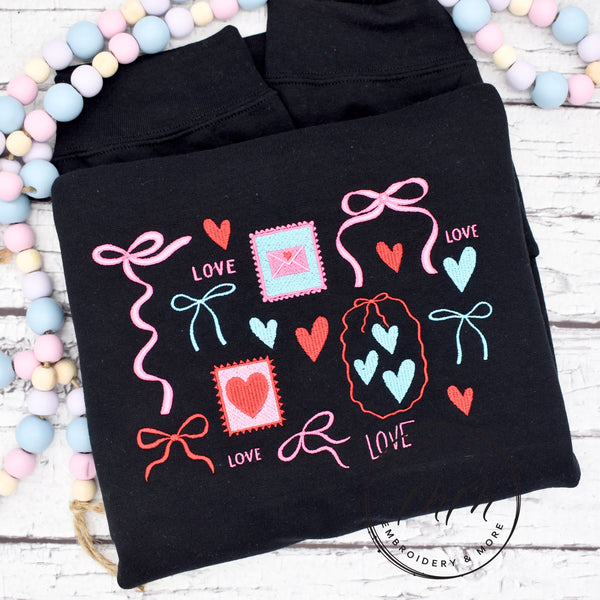 Valentine's Collage Sweatshirt