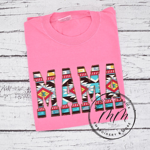 Mama Aztec Crunch Shirt