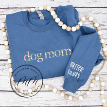 Load image into Gallery viewer, Floral Dog Mom Sweatshirt