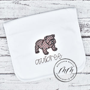 Bulldog Bib & Burp Set