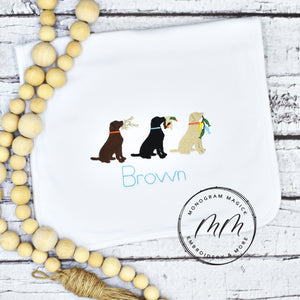 Lab Trio Bib & Burp Set