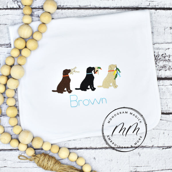 Lab Trio Bib & Burp Set