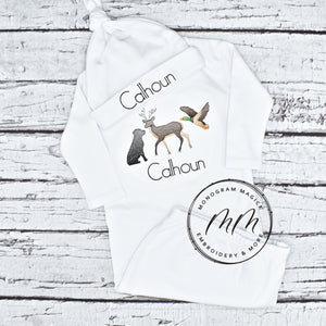 Lab, Duck, and Deer Baby Set