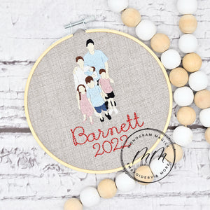 Custom Family Portrait Ornament