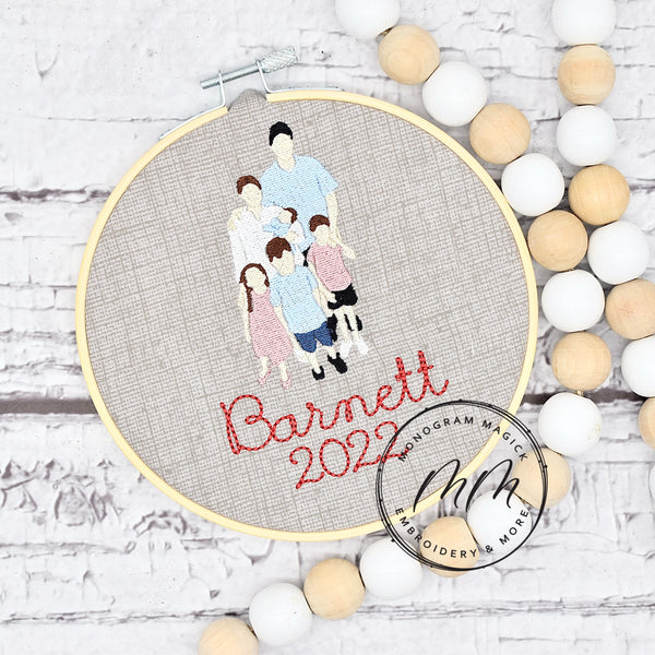 Custom Family Portrait Ornament