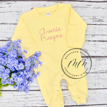 Load image into Gallery viewer, Personalized Long Sleeve Romper