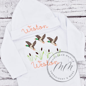 Flying Mallard Trio Baby Set